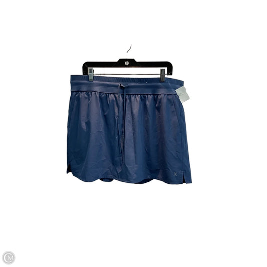 Athletic Skort By Xersion In Blue, Size: 3x