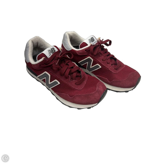 Shoes Athletic By New Balance In Maroon, Size: 8.5