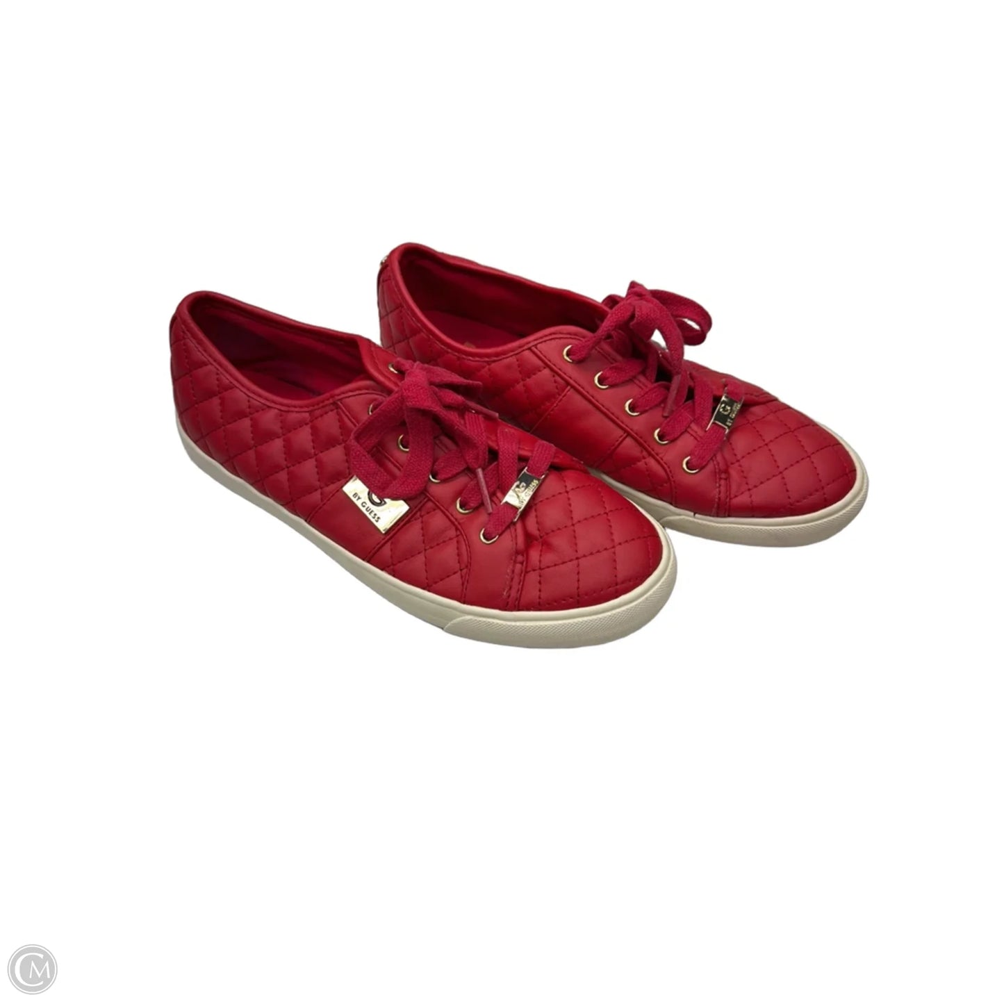 Shoes Athletic By Guess In Red, Size: 8.5