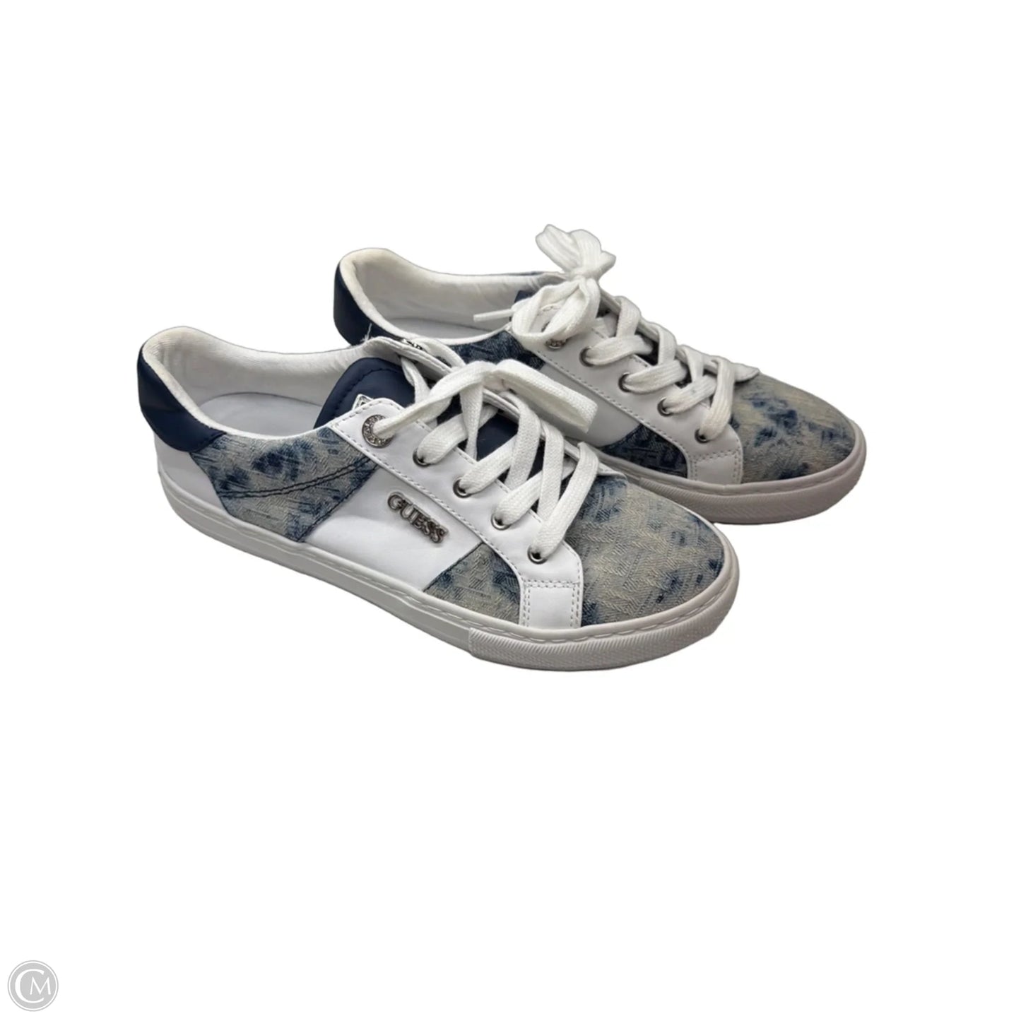 Shoes Athletic By Guess In Blue, Size: 8.5
