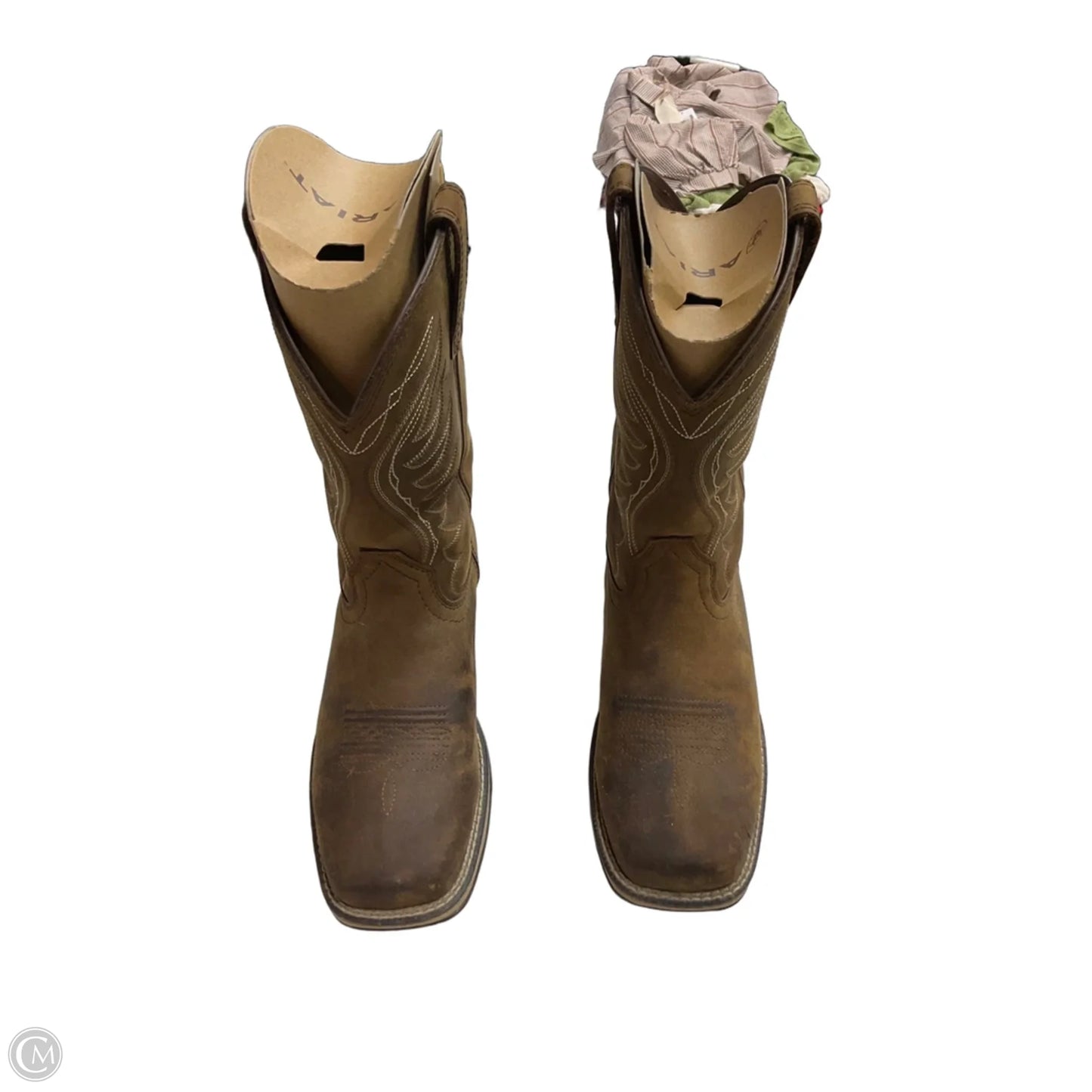 Boots Knee Flats By Ariat In Brown, Size: 7