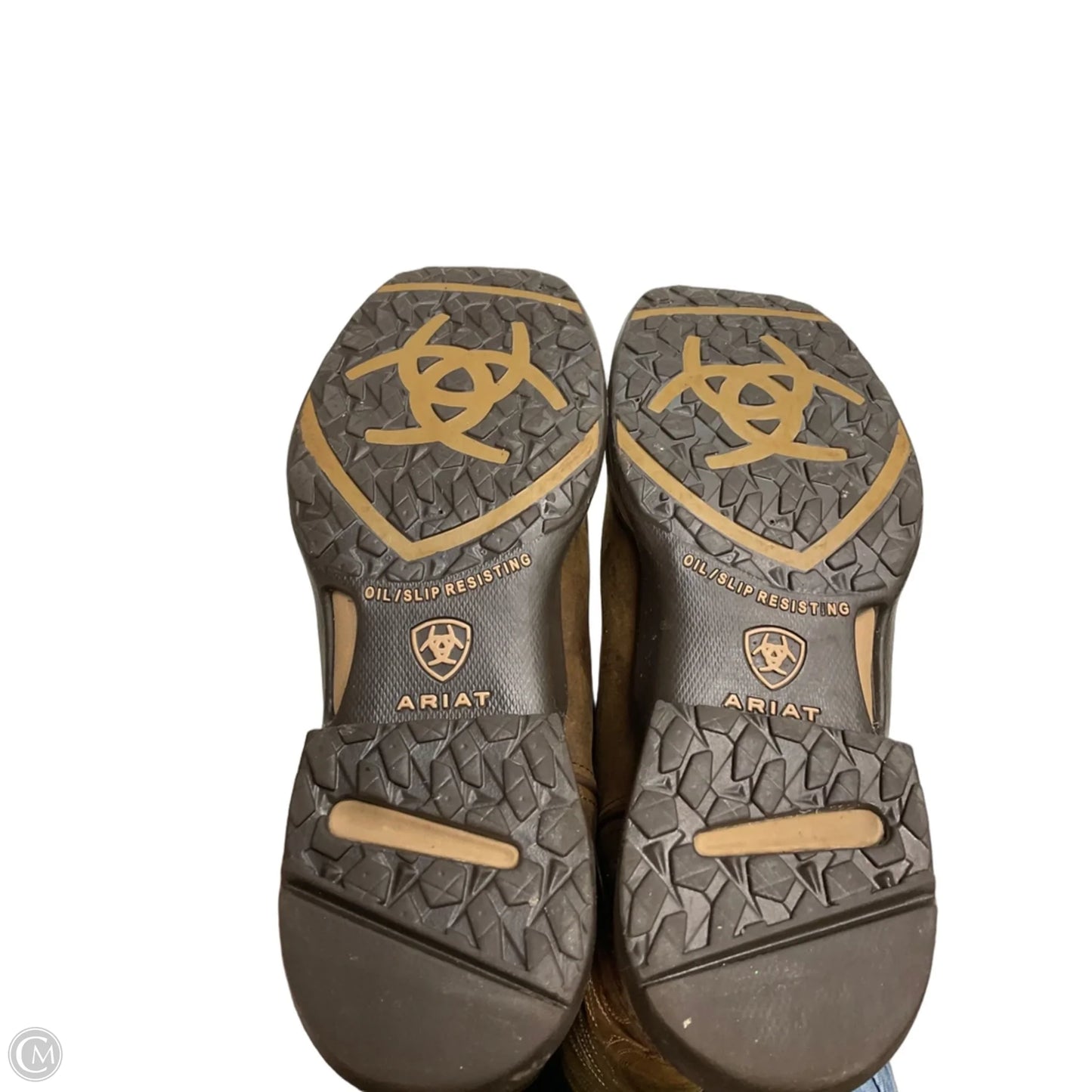 Boots Knee Flats By Ariat In Brown, Size: 7