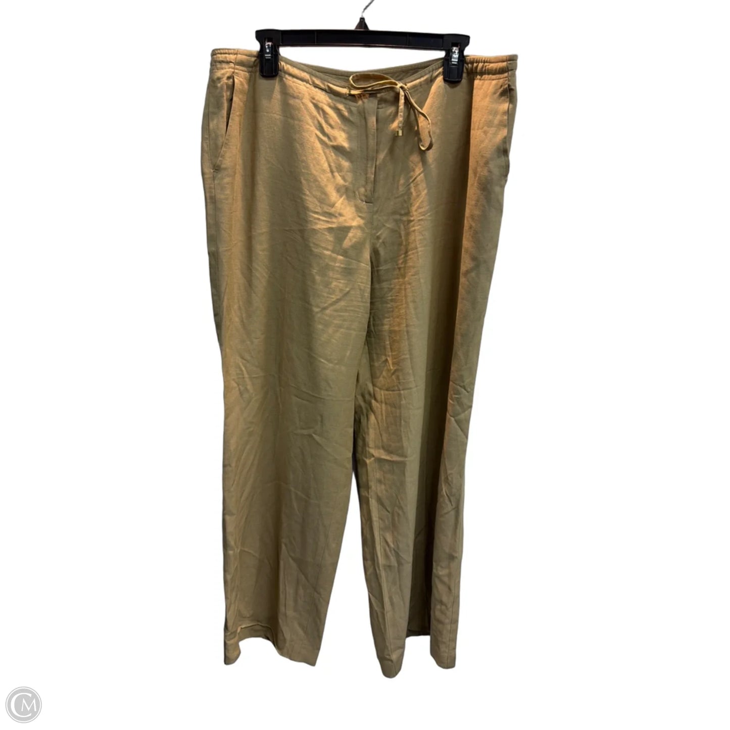 Pants Linen By Talbots In Tan, Size: 14