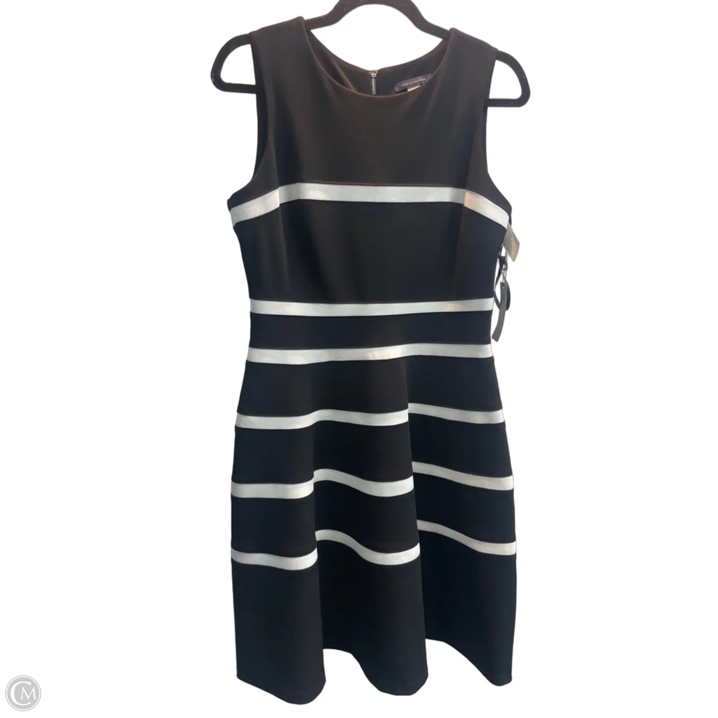 Dress Casual Midi By Tommy Hilfiger In Striped Pattern, Size: 8
