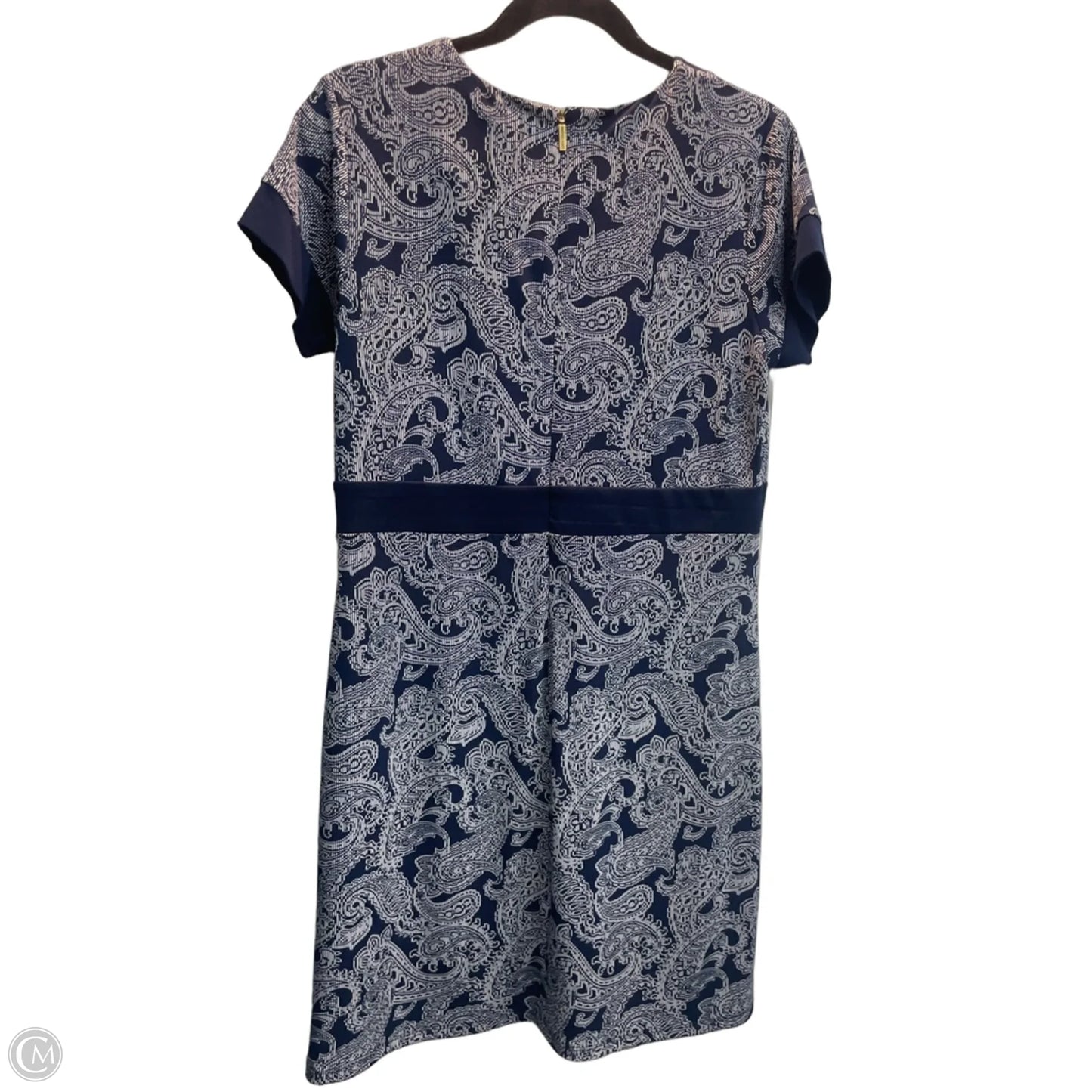 Dress Casual Midi By Michael Kors In Navy, Size: M
