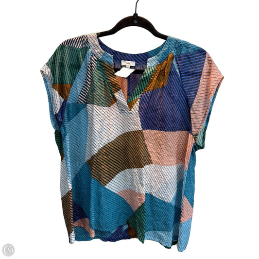 Top Short Sleeve By Voy In Multi-colored, Size: L