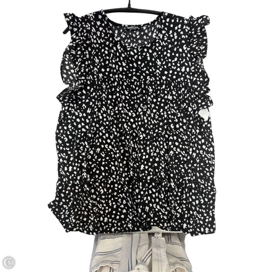 Top Short Sleeve By Heimish Usa In Animal Print, Size: 1x