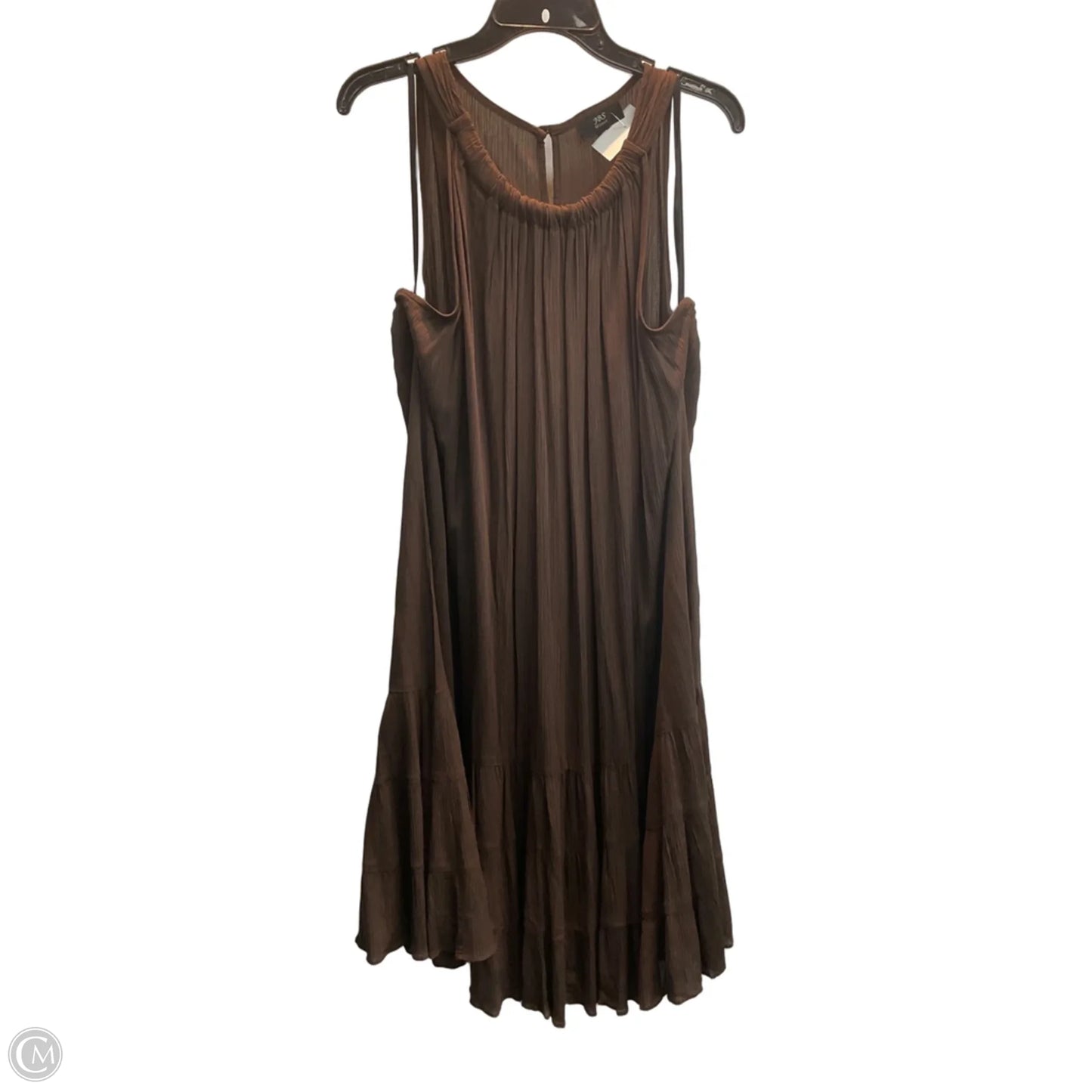 Dress Casual Midi By Jbs In Brown, Size: 2x
