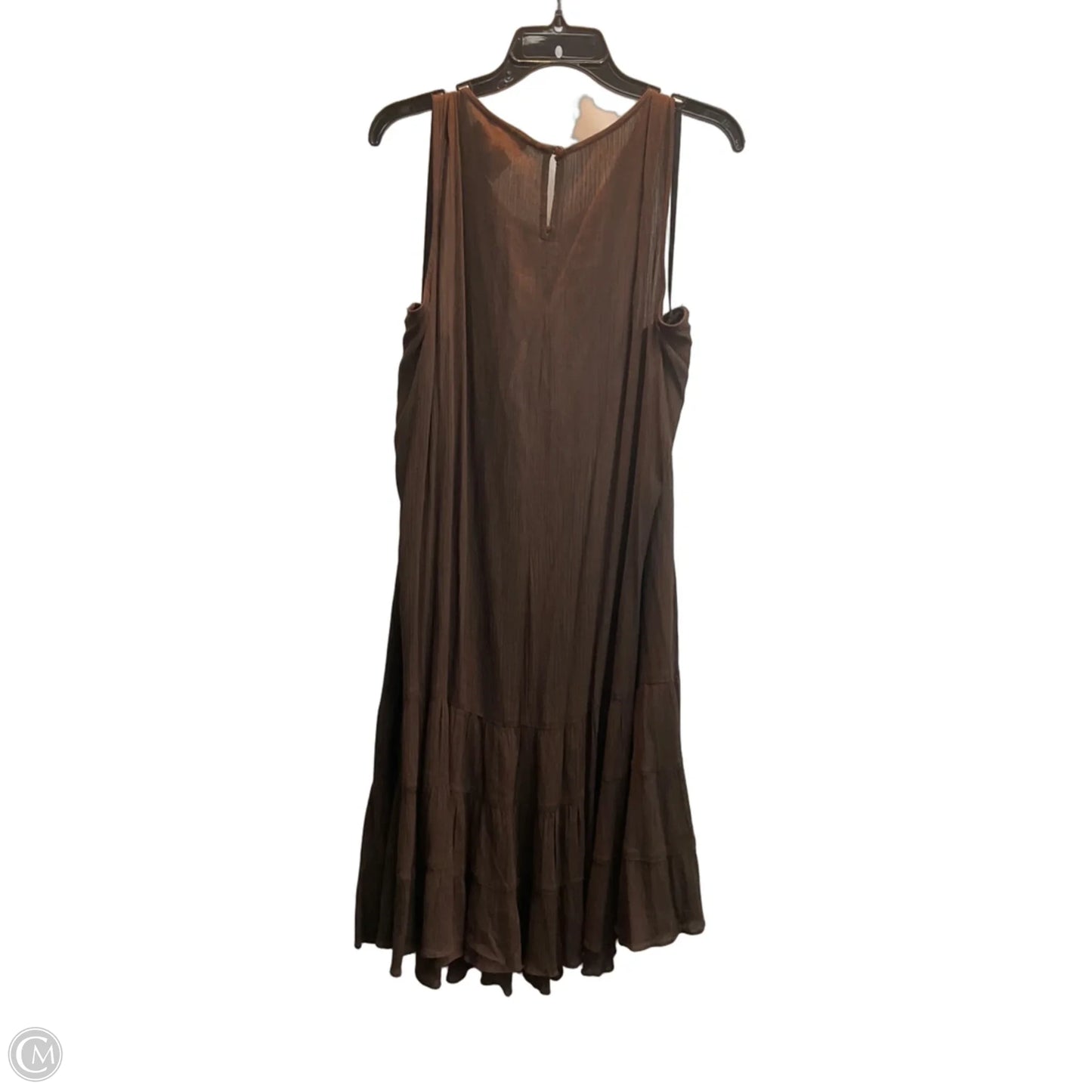 Dress Casual Midi By Jbs In Brown, Size: 2x