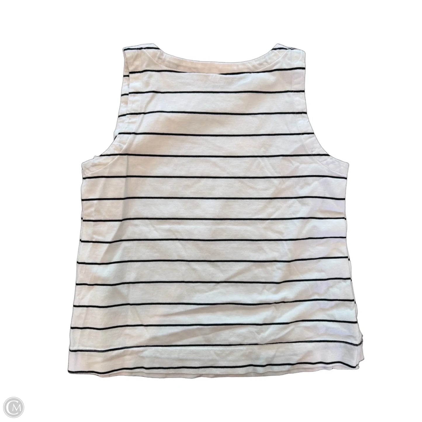 Top Sleeveless By Loft In Striped Pattern, Size: Xs