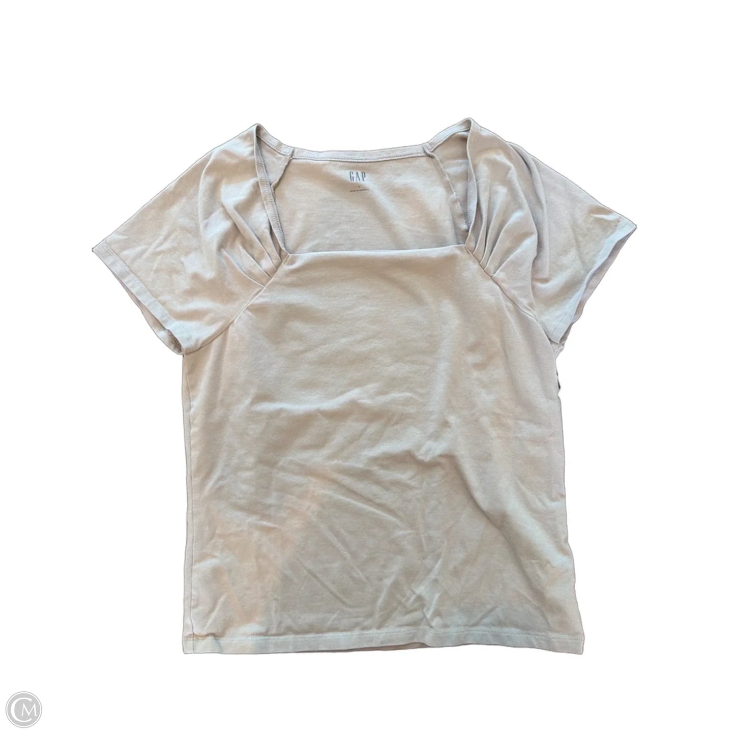 Top Sleeveless By Gap In Taupe, Size: L