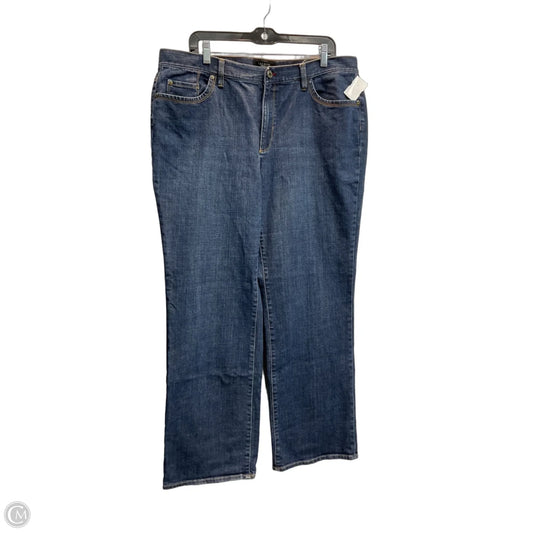 Jeans Straight By Talbots In Blue, Size: 16