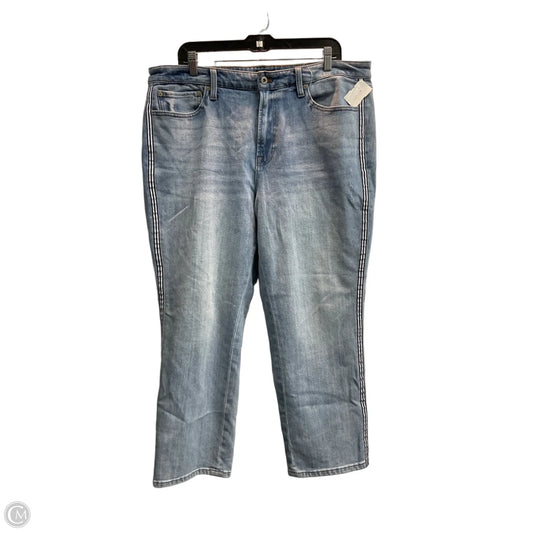 Jeans Cropped By Talbots In Blue, Size: 16