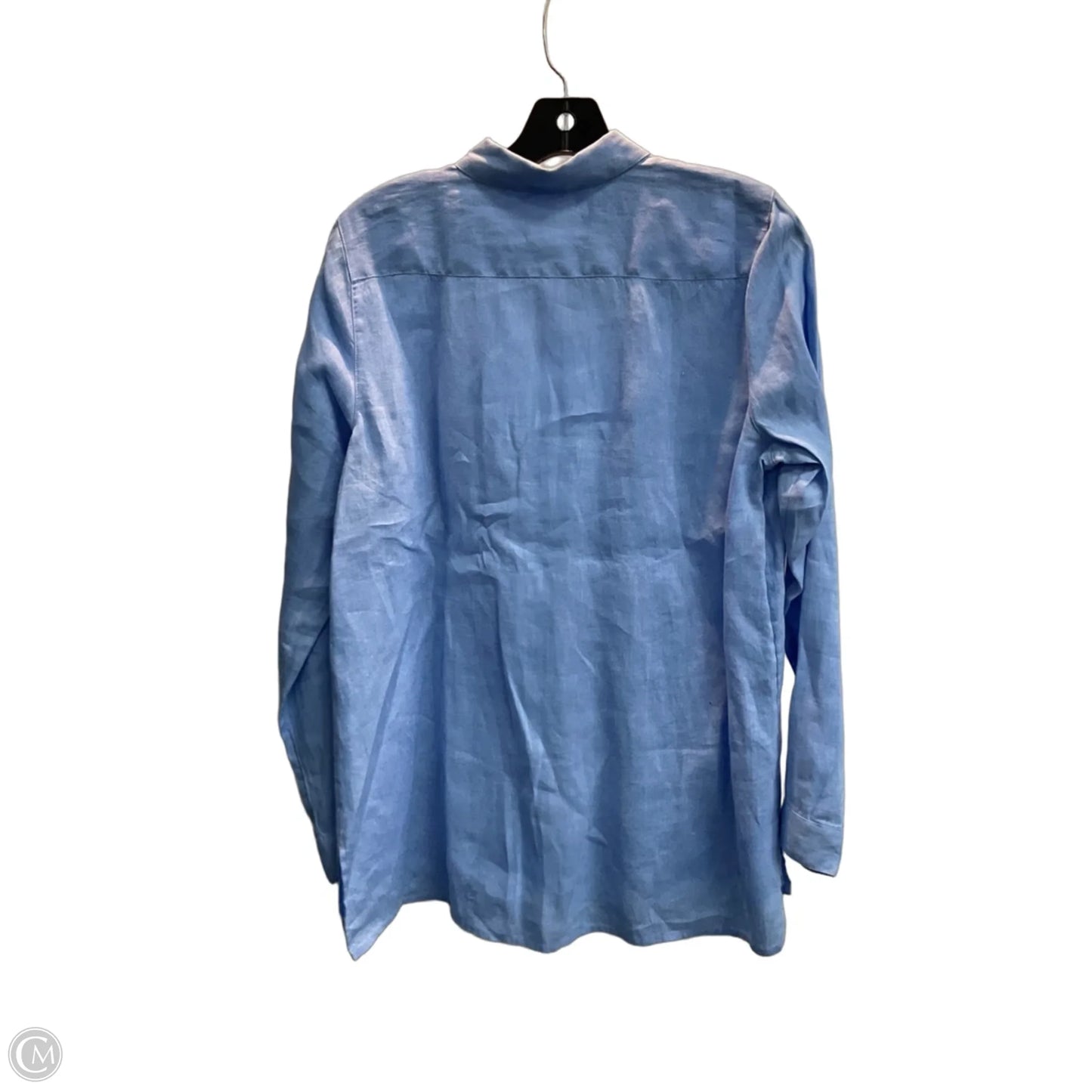 Blouse Long Sleeve By J. Jill In Blue, Size: S