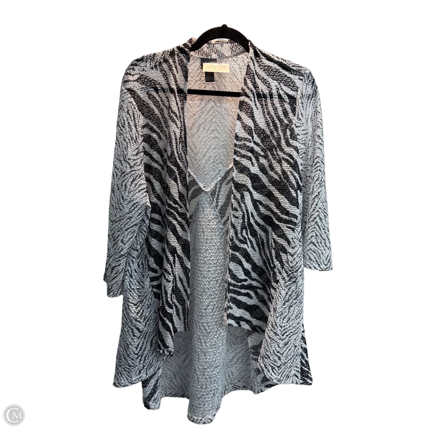 Cardigan By Chicos In Animal Print, Size: 2