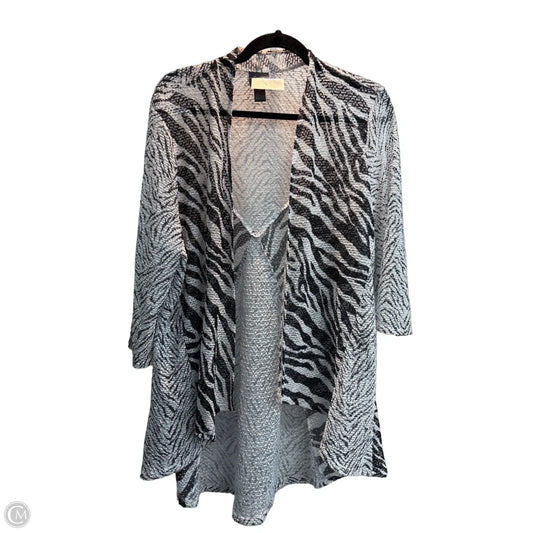 Cardigan By Chicos In Animal Print, Size: 2