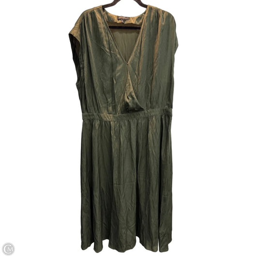 Dress Casual Maxi By Banana Republic In Green, Size: Xl