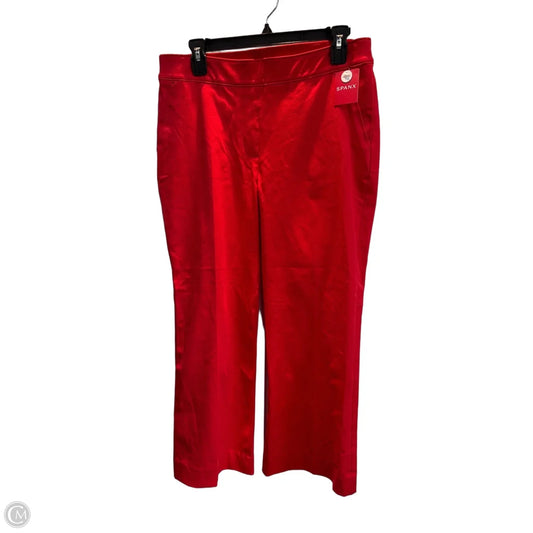 Pants Cropped By Spanx In Red, Size: L
