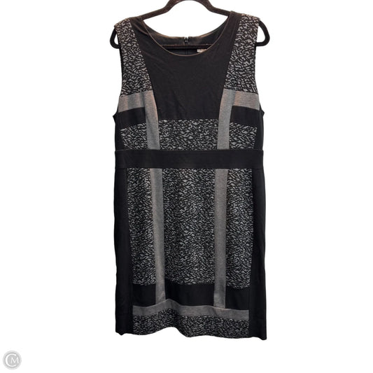 Dress Casual Midi By Chicos In Grey, Size: L