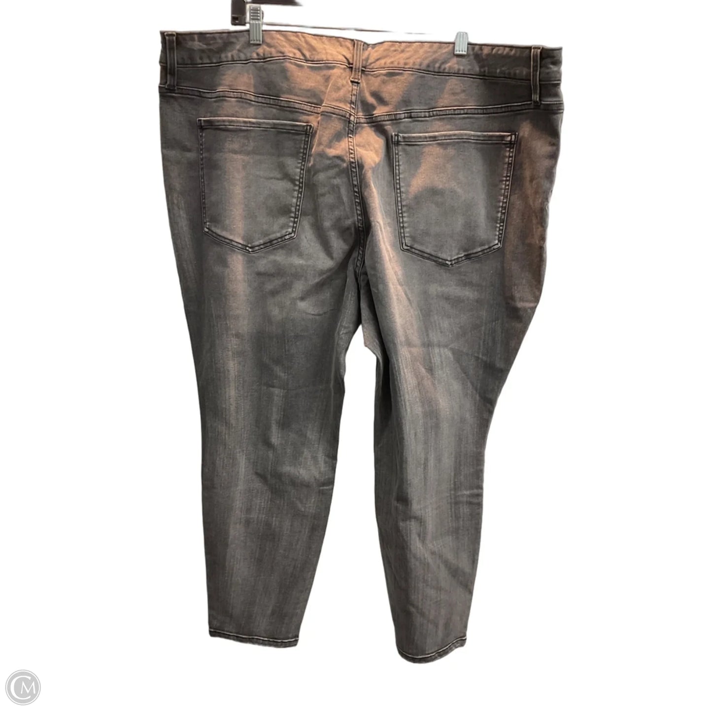 Jeans Cropped By Terra & Sky In Grey, Size: 4x