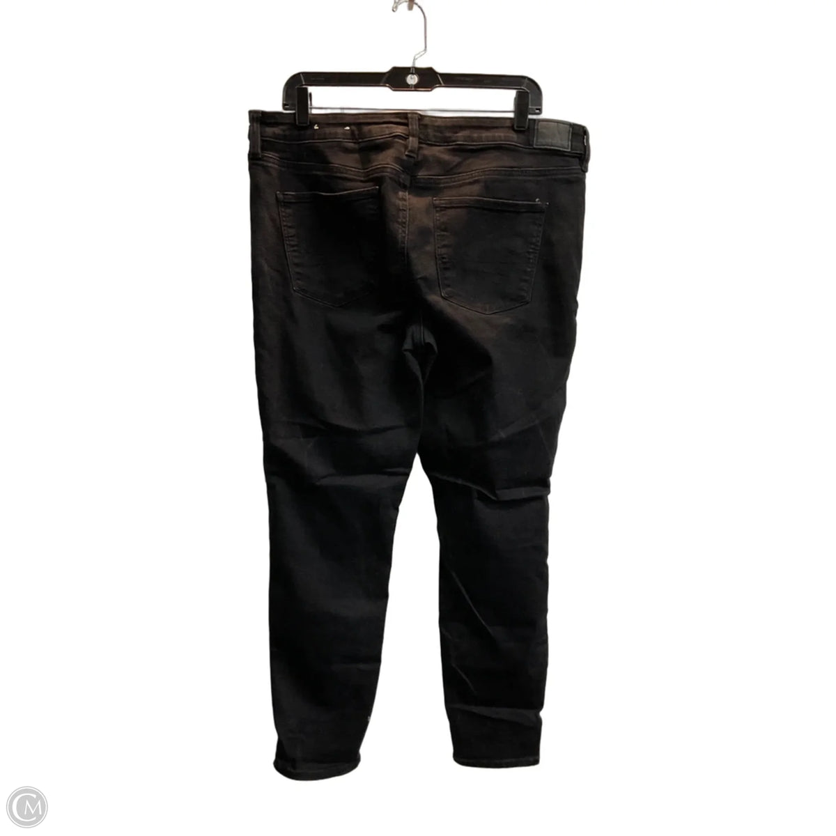 Jeans Straight By American Eagle In Black, Size: 16