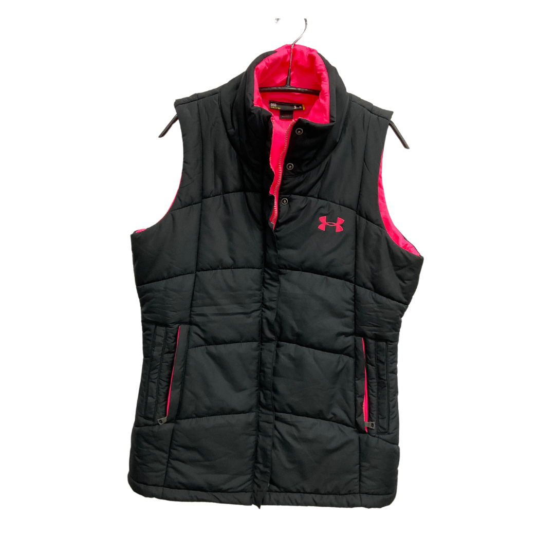 Vest Puffer & Quilted By Under Armour In Black, Size: M