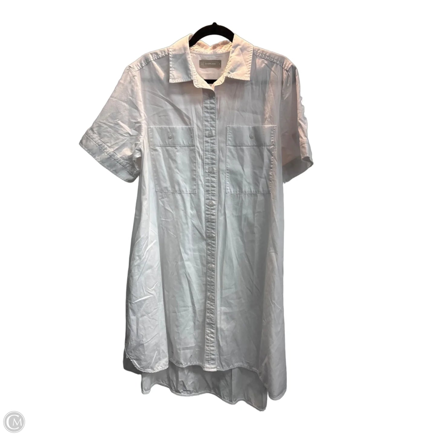 Dress Casual Midi By Everlane In White, Size: M