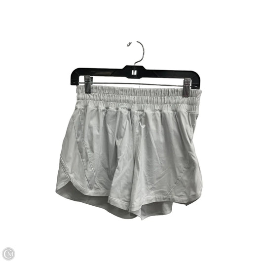 Athletic Shorts By Lululemon In White, Size: 8