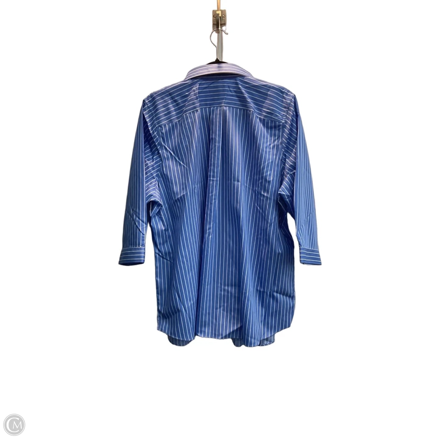Top 3/4 Sleeve By Lands End In Floral Print, Size: 2x