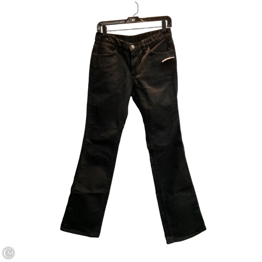 Jeans Boot Cut By Lacoste In Black, Size: 8