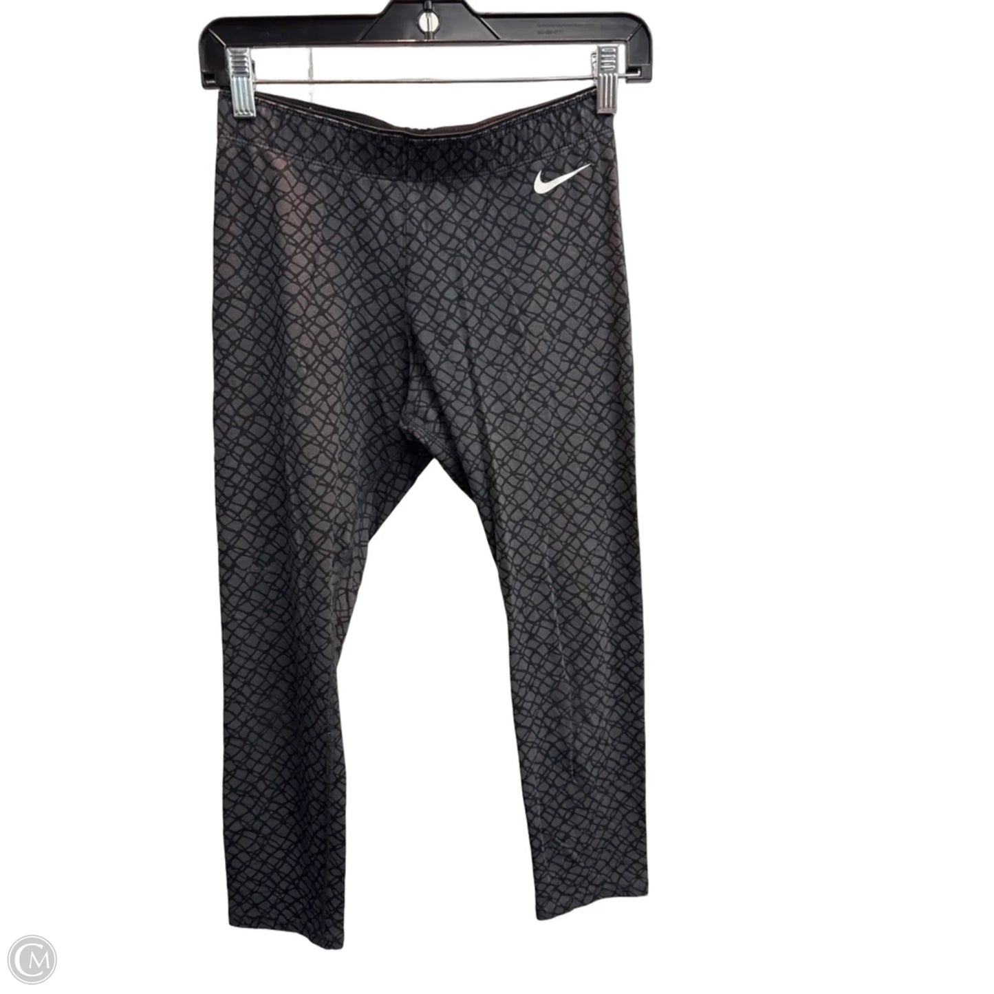 Athletic Leggings Capris By Nike In Grey, Size: S