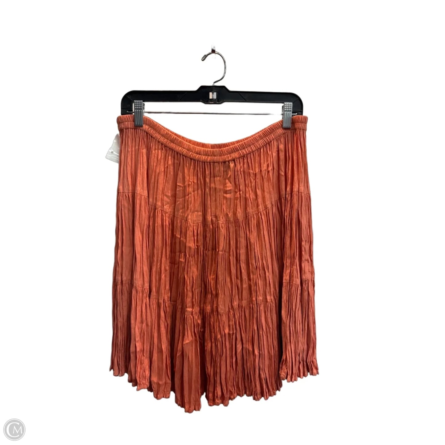 Skirt Mini & Short By Double D Ranch In Peach, Size: L