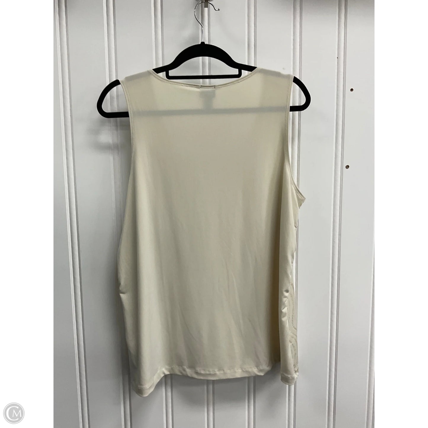 Tank Top By Chicos In Cream, Size: Xxl