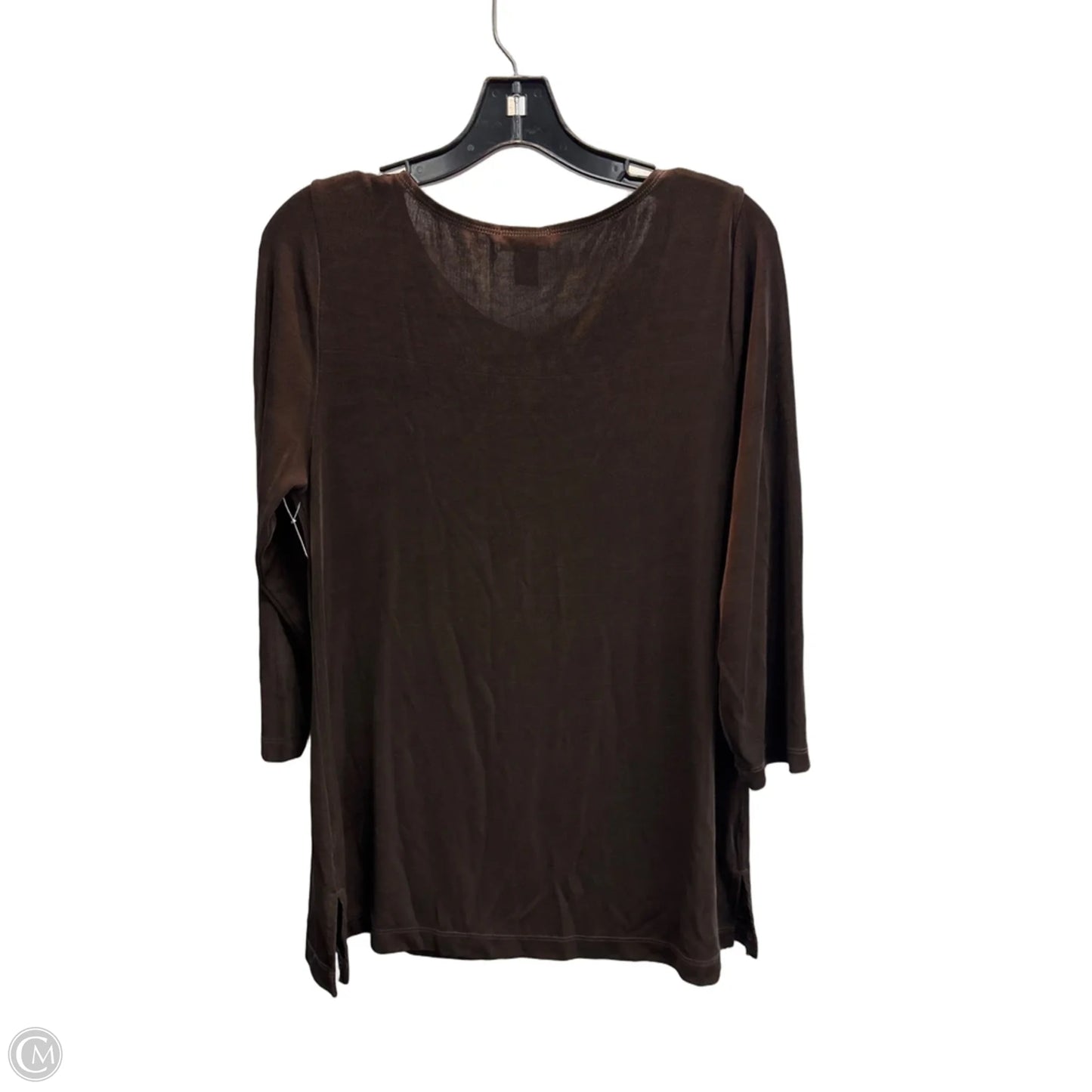 Tunic 3/4 Sleeve By Chicos In Brown, Size: S