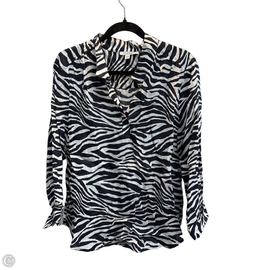 Tunic 3/4 Sleeve By Chicos In Animal Print, Size: S