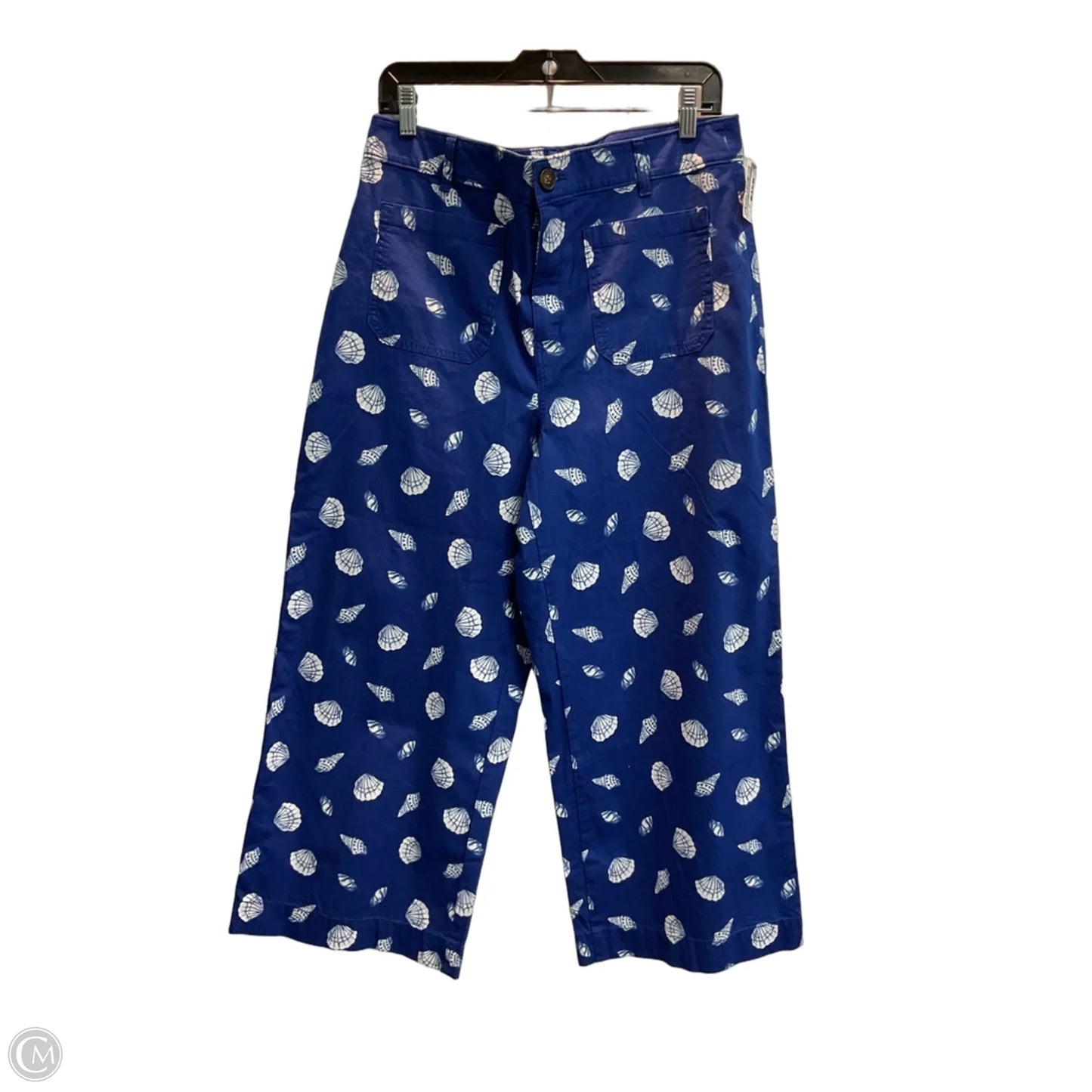 Pants Cropped By Loft In Navy, Size: 12