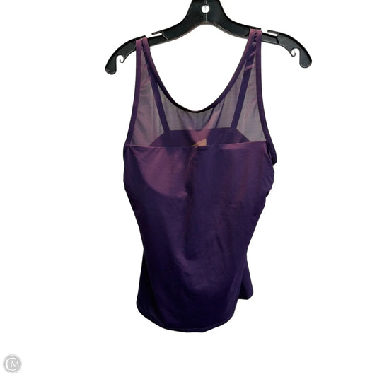 Swimsuit Top By Lands End In Purple, Size: 12