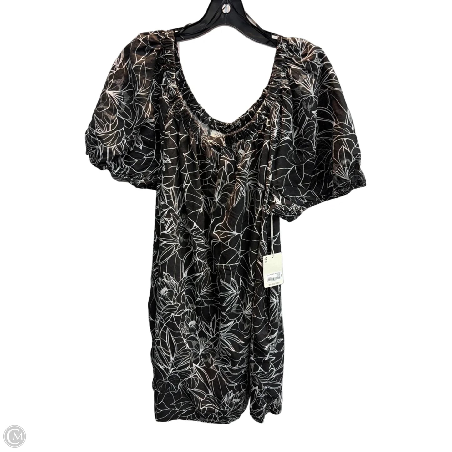 Dress Casual Midi By Ana In Tropical Print, Size: Xxl