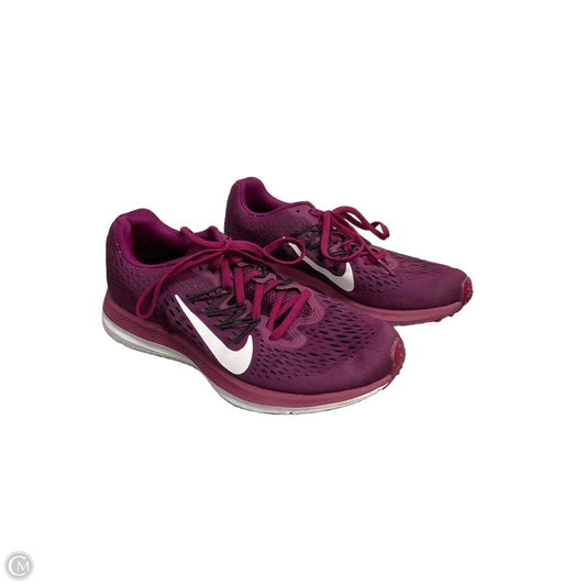 Shoes Athletic By Nike In Maroon, Size: 7