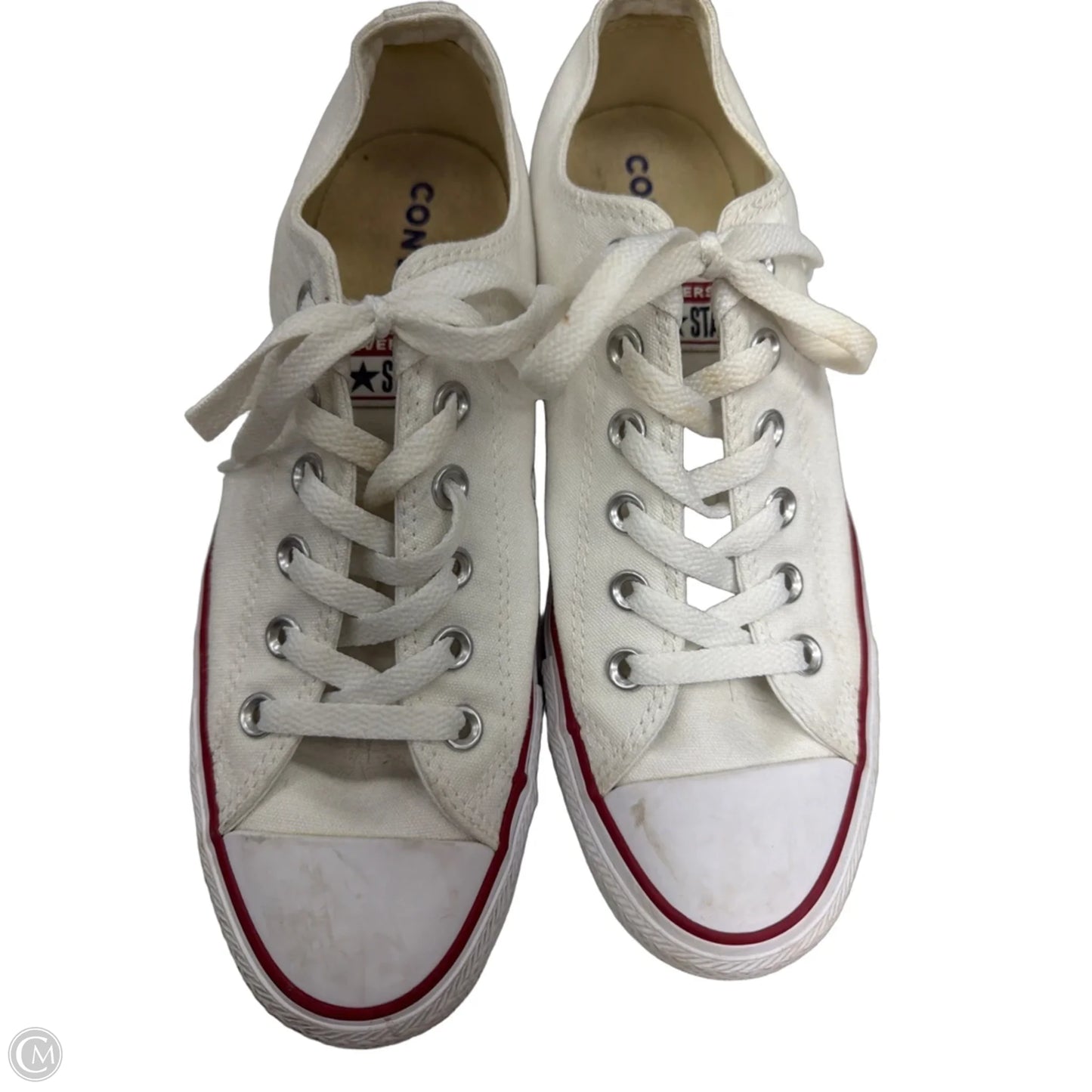Shoes Athletic By Converse In White, Size: 9.5