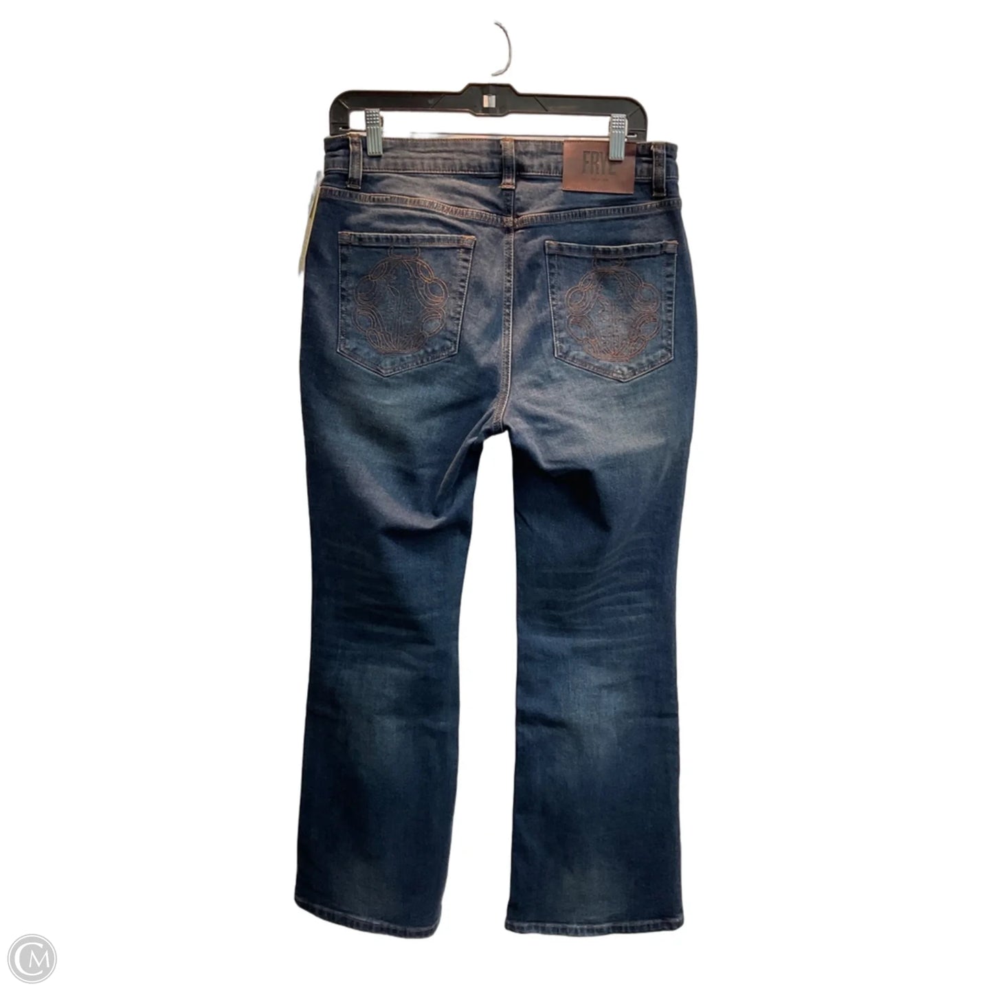 Jeans Boot Cut By Frye In Blue, Size: 6