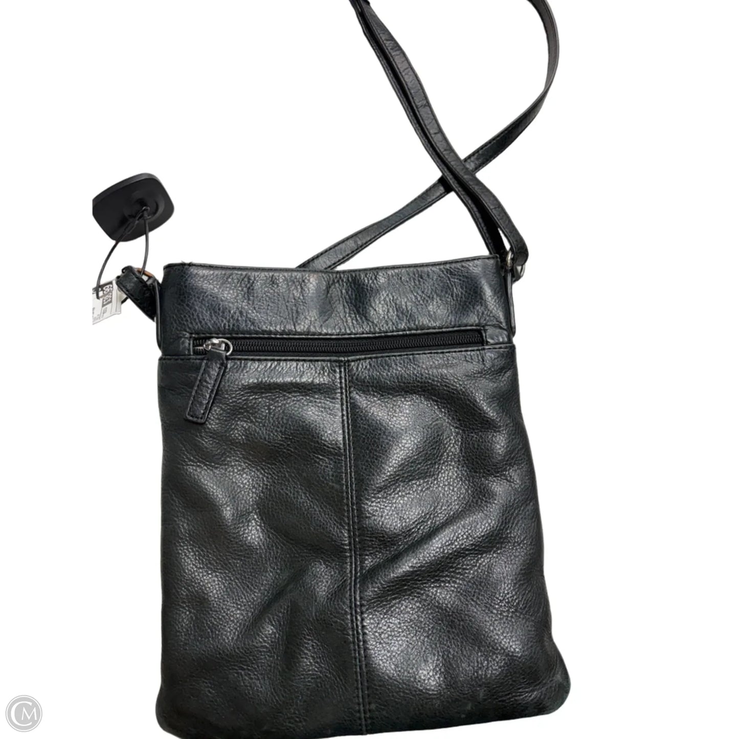 Handbag Leather By Margot, Size: Medium