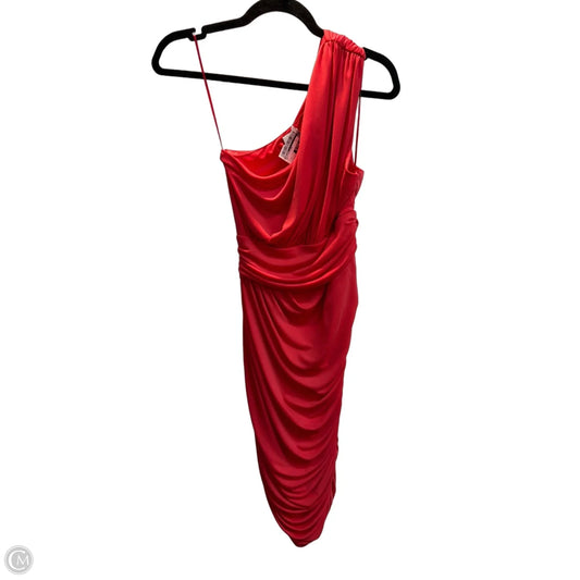 Dress Designer By Halston In Red, Size: M