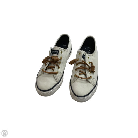 Shoes Athletic By Sperry In White, Size: 6