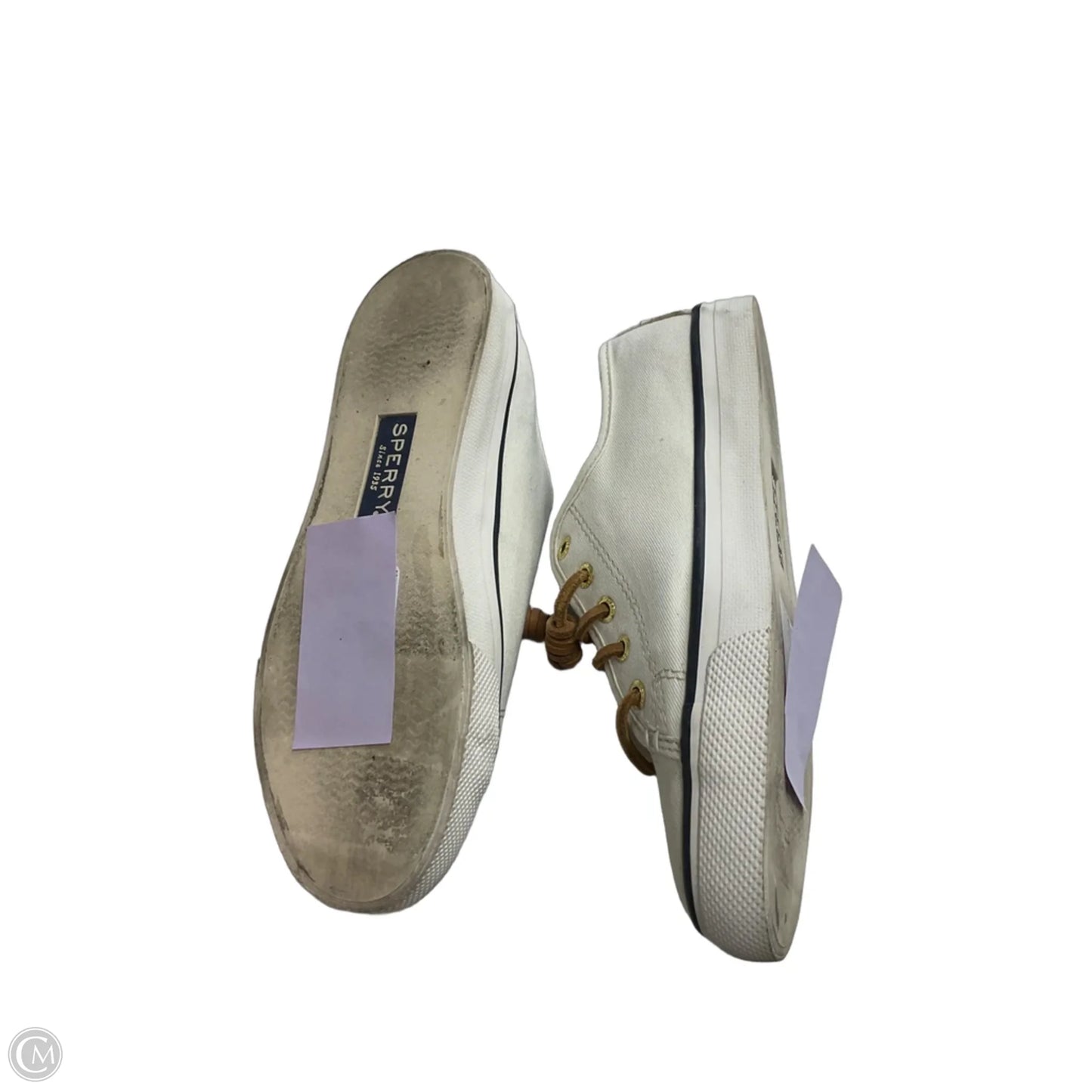 Shoes Athletic By Sperry In White, Size: 6