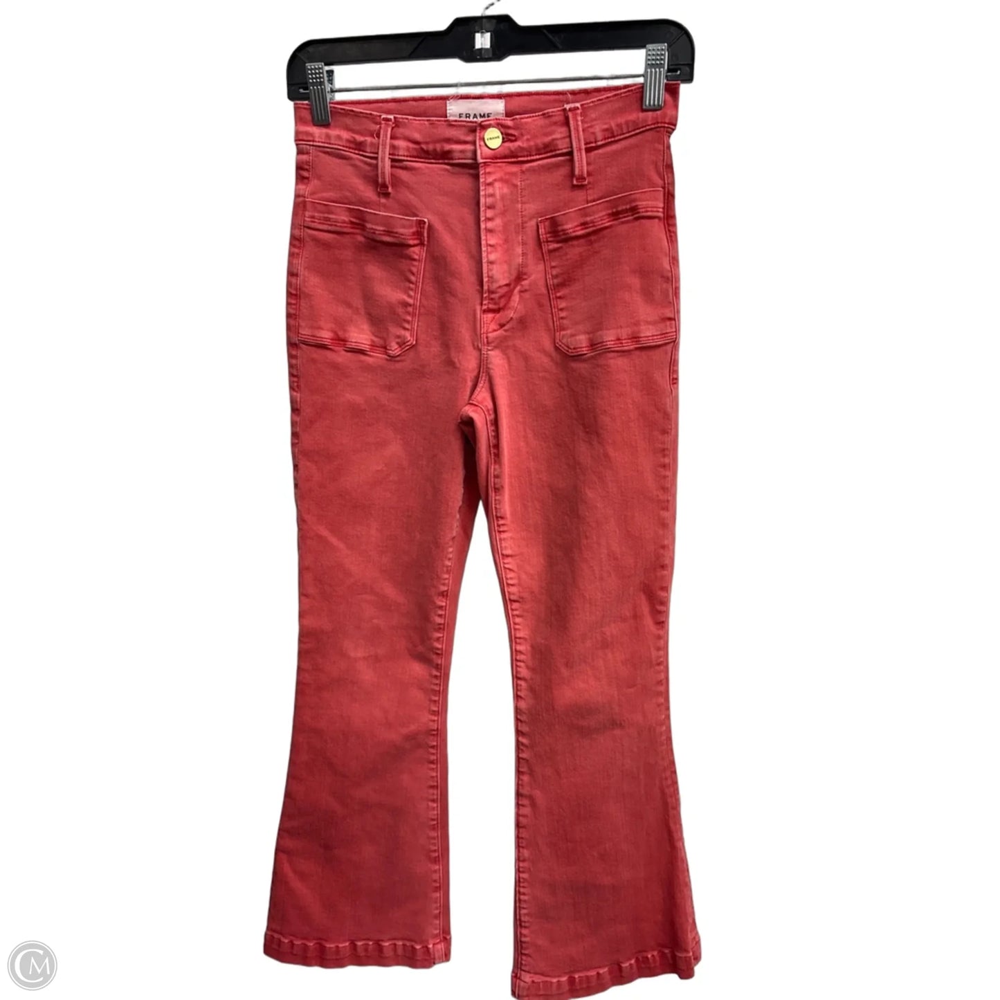 Jeans Boot Cut By Frame In Red, Size: 4