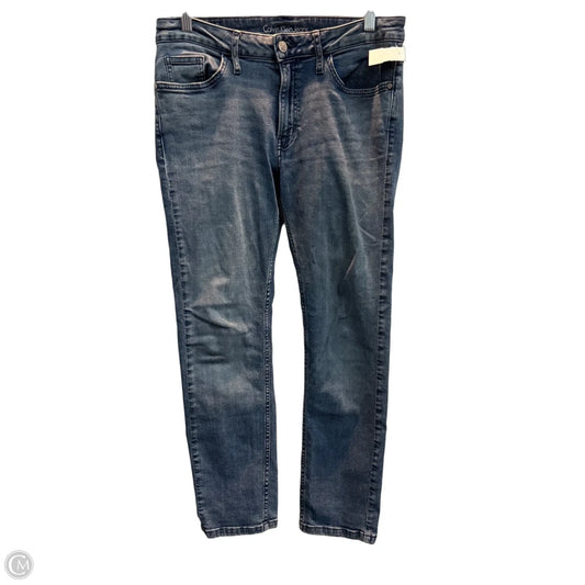 Jeans Skinny By Calvin Klein In Blue, Size: 6