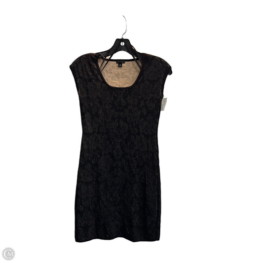 Dress Casual Midi By Ann Taylor In Black, Size: Xs