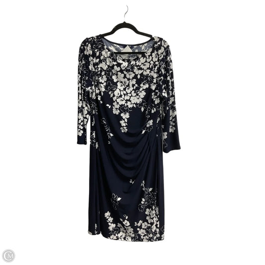 Dress Work By Chaps In Navy, Size: Xl