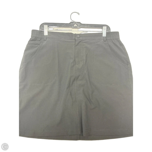 Athletic Skort By Clothes Mentor In Black, Size: L